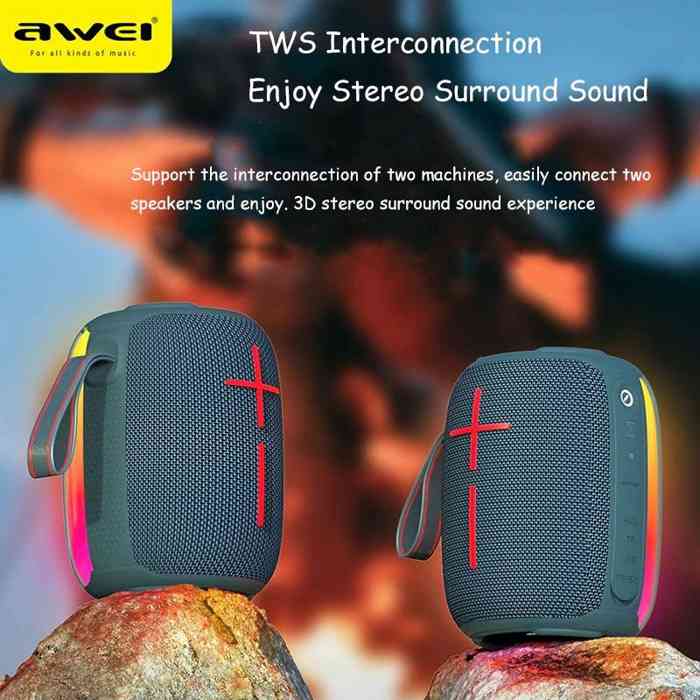 Awei Y525 RGB Bluetooth Speaker Price In Bangladesh